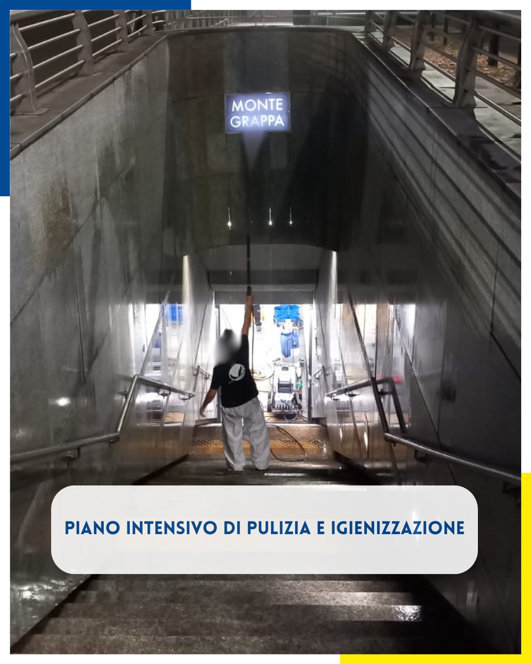 metro pulizia