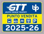 Vetrofania rivendite autorizzate GTT 2025-26